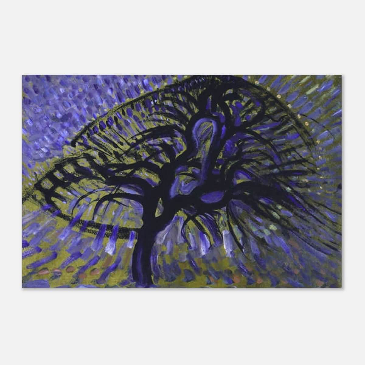 Apple Tree, Pointillist Version (1908–1909) by Piet Mondrian | Vintage wall art print - Aluminum Print - 50x75 cm / 20x30″ -