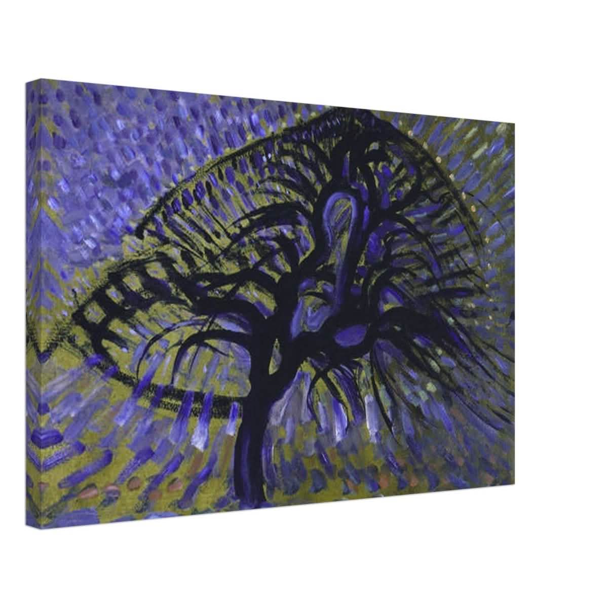 Apple Tree, Pointillist Version (1908–1909) by Piet Mondrian | Vintage wall art print - Canvas - 40x60 cm / 16x24″ -