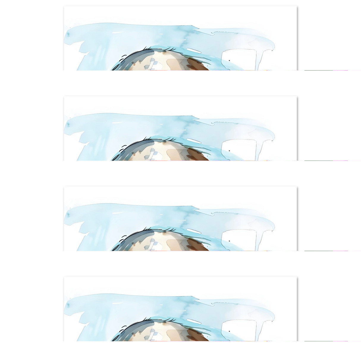 Aqua Explorer | Platypus | Modern watercolor - inspired animal art - 50x75 cm / 20x30″ - Aluminum Print -