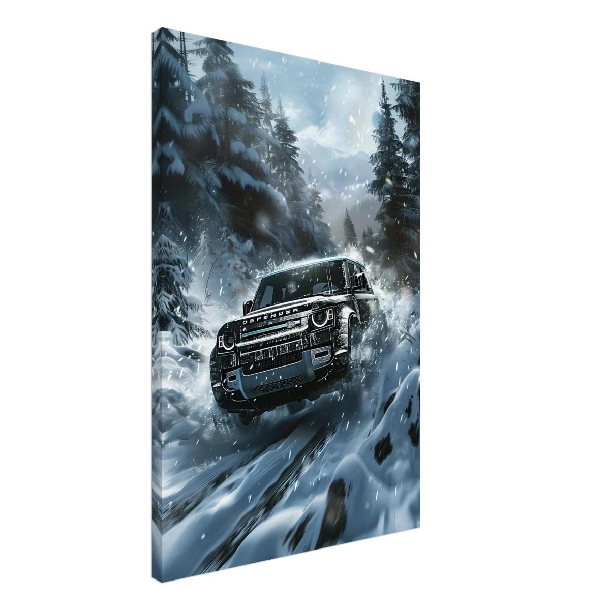 Arctic Conqueror – The Ultimate Off - Road Adventure | Range Rover collection Wall art print - Canvas - 50x75 cm / 20x30″ -