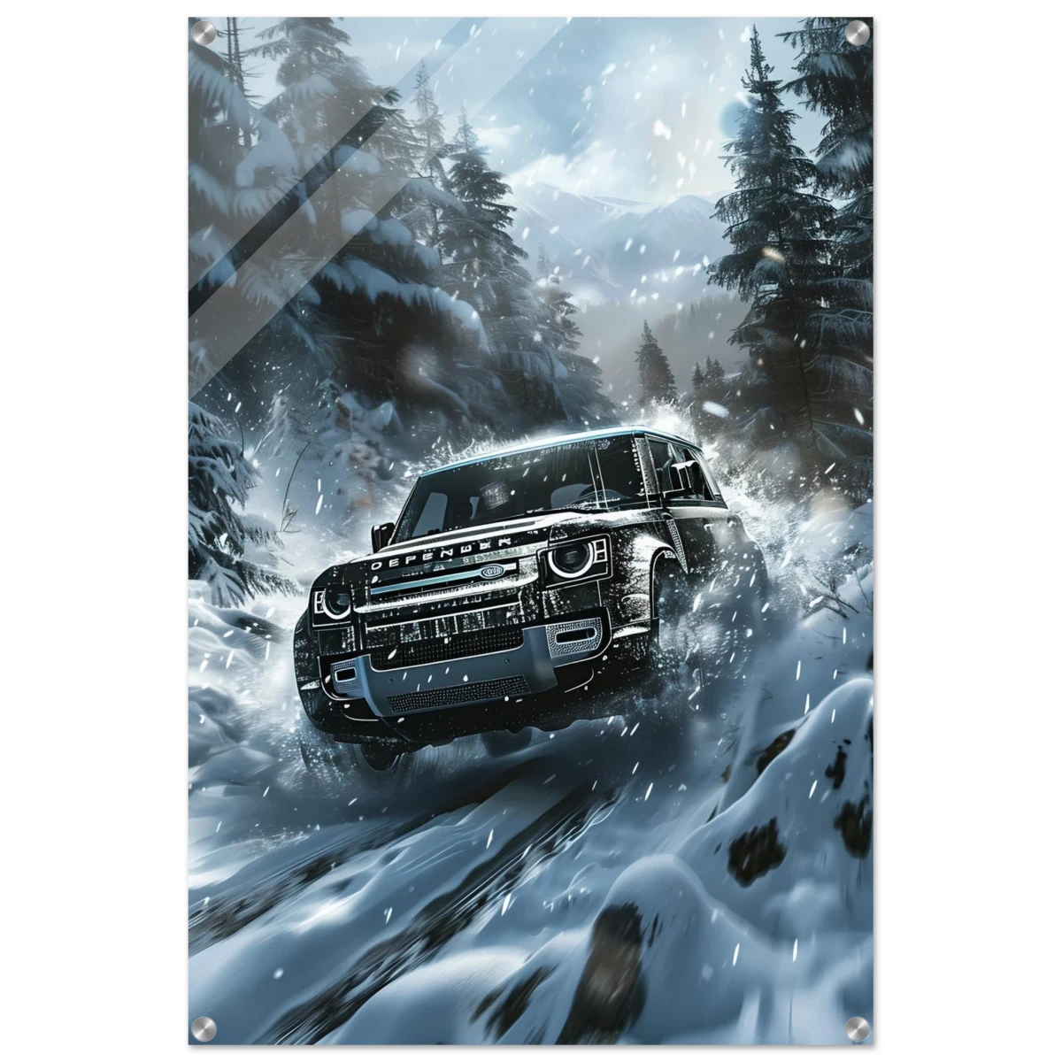 Arctic Conqueror – The Ultimate Off - Road Adventure | Range Rover collection Wall art print - Acrylic Print - 60x90 cm / 24x36″ -