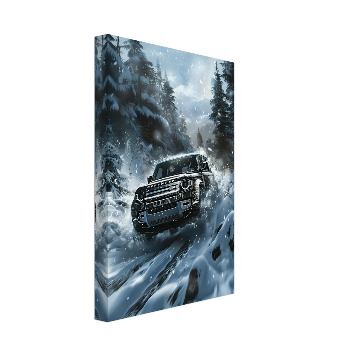Arctic Conqueror – The Ultimate Off - Road Adventure | Range Rover collection Wall art print - Canvas - 20x30 cm / 8x12″ -