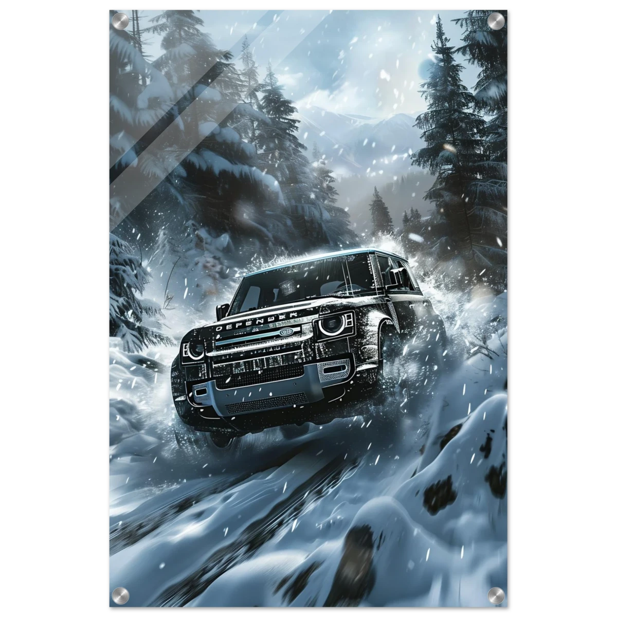 Arctic Conqueror – The Ultimate Off - Road Adventure | Range Rover collection Wall art print - Acrylic Print - 50x75 cm / 20x30″ -