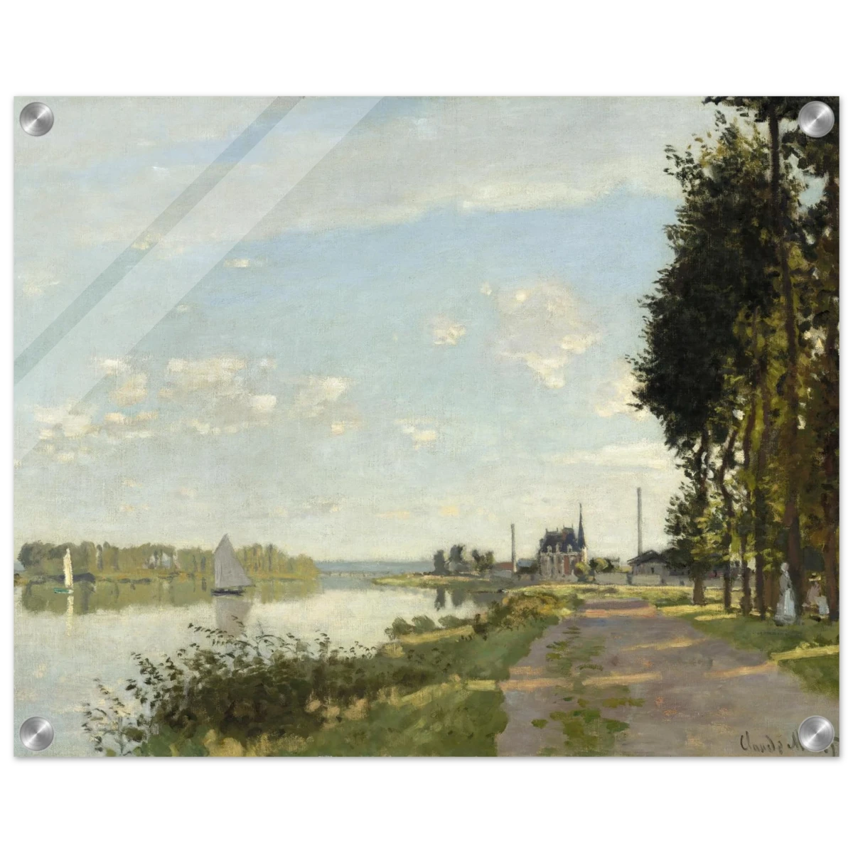 Argenteuil by Claude Monet | Wall art Print - Acrylic Print - 40x50 cm / 16x20″ -
