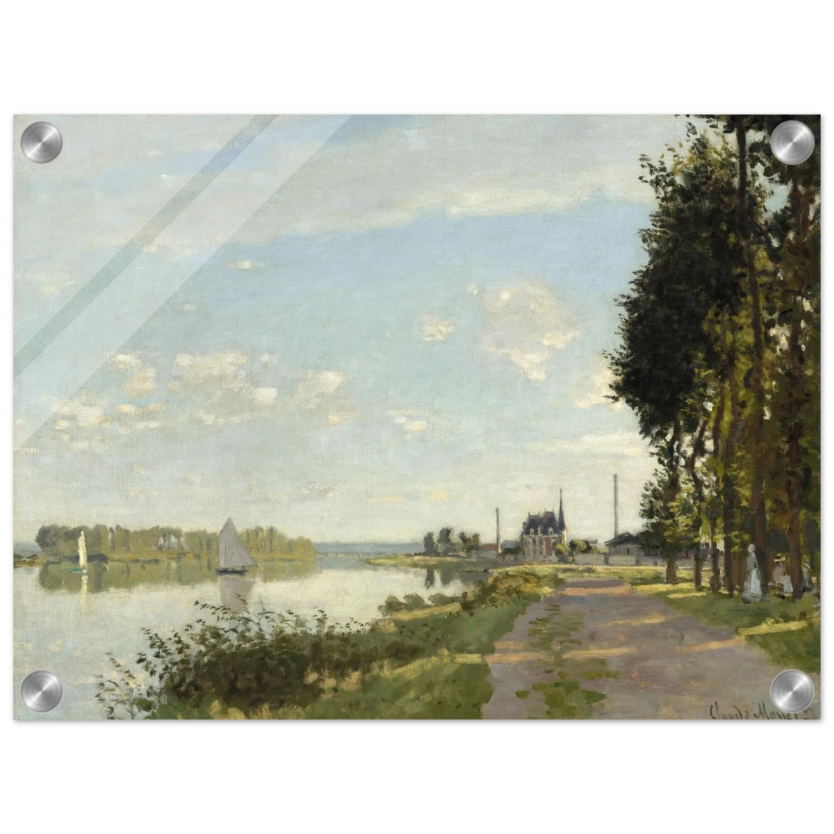 Argenteuil by Claude Monet | Wall art Print - Acrylic Print - 30x40 cm / 12x16″ -