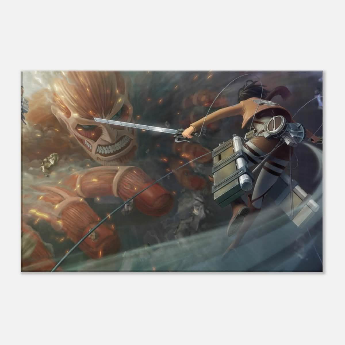Attack on Titan: Colossal Clash | Wall art Print - 40x60 cm / 16x24″ - Canvas -