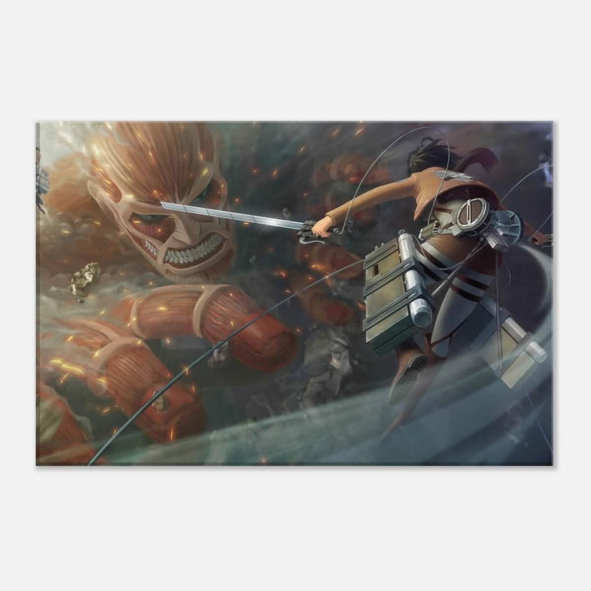 Attack on Titan: Colossal Clash | Wall art Print - 30x45 cm / 12x18″ - Canvas -