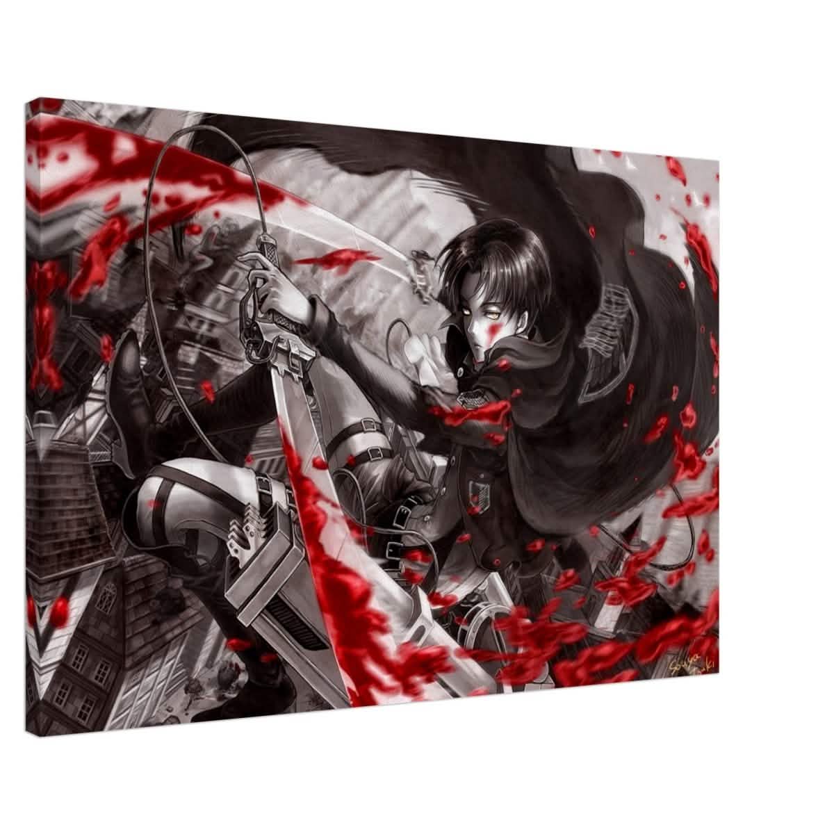Attack on Titan: Crimson Strike | wall art print - 60x90 cm / 24x36″ - Canvas -