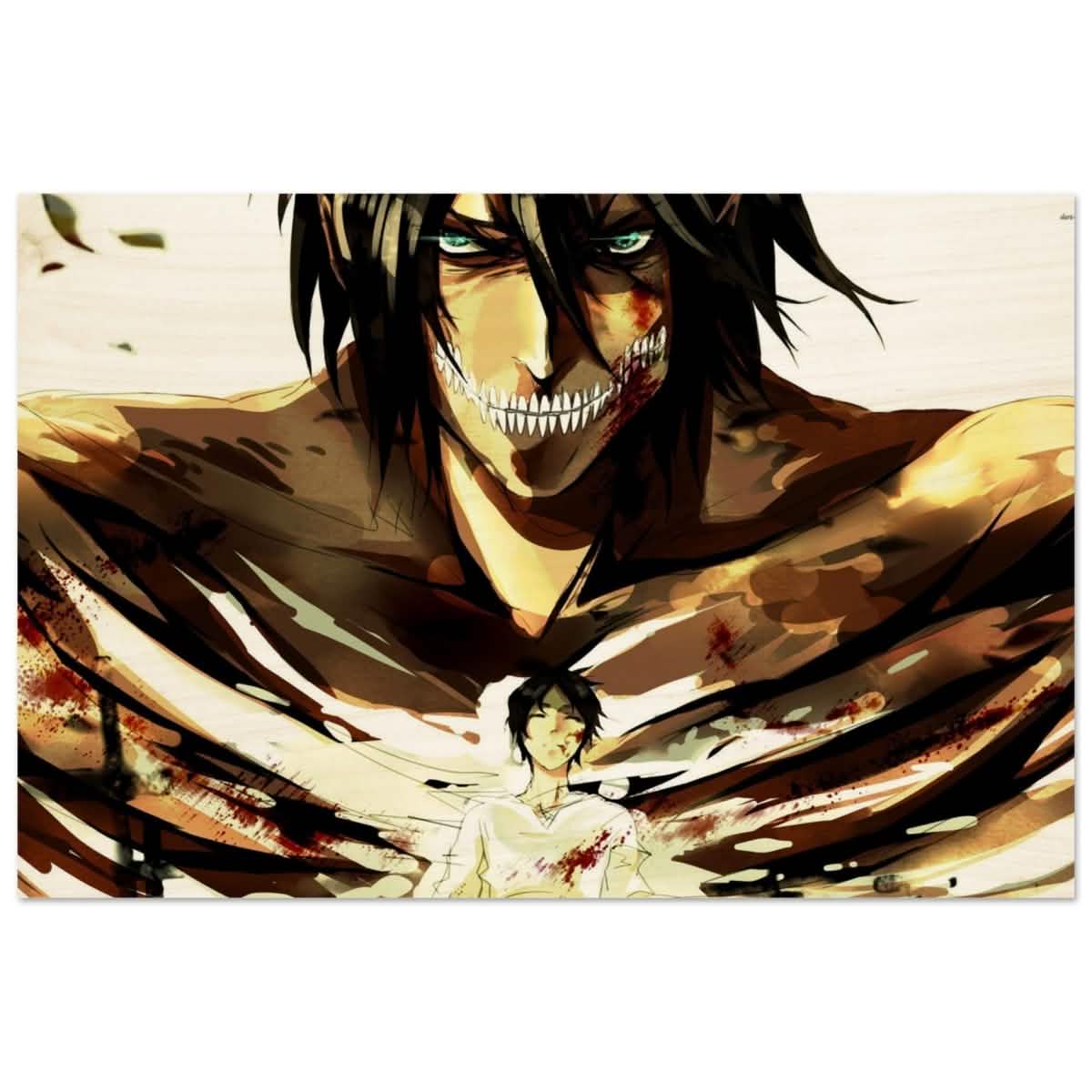 Attack on Titan: Titan’s Wrath - 60x90 cm / 24x36″ - Wood Prints -
