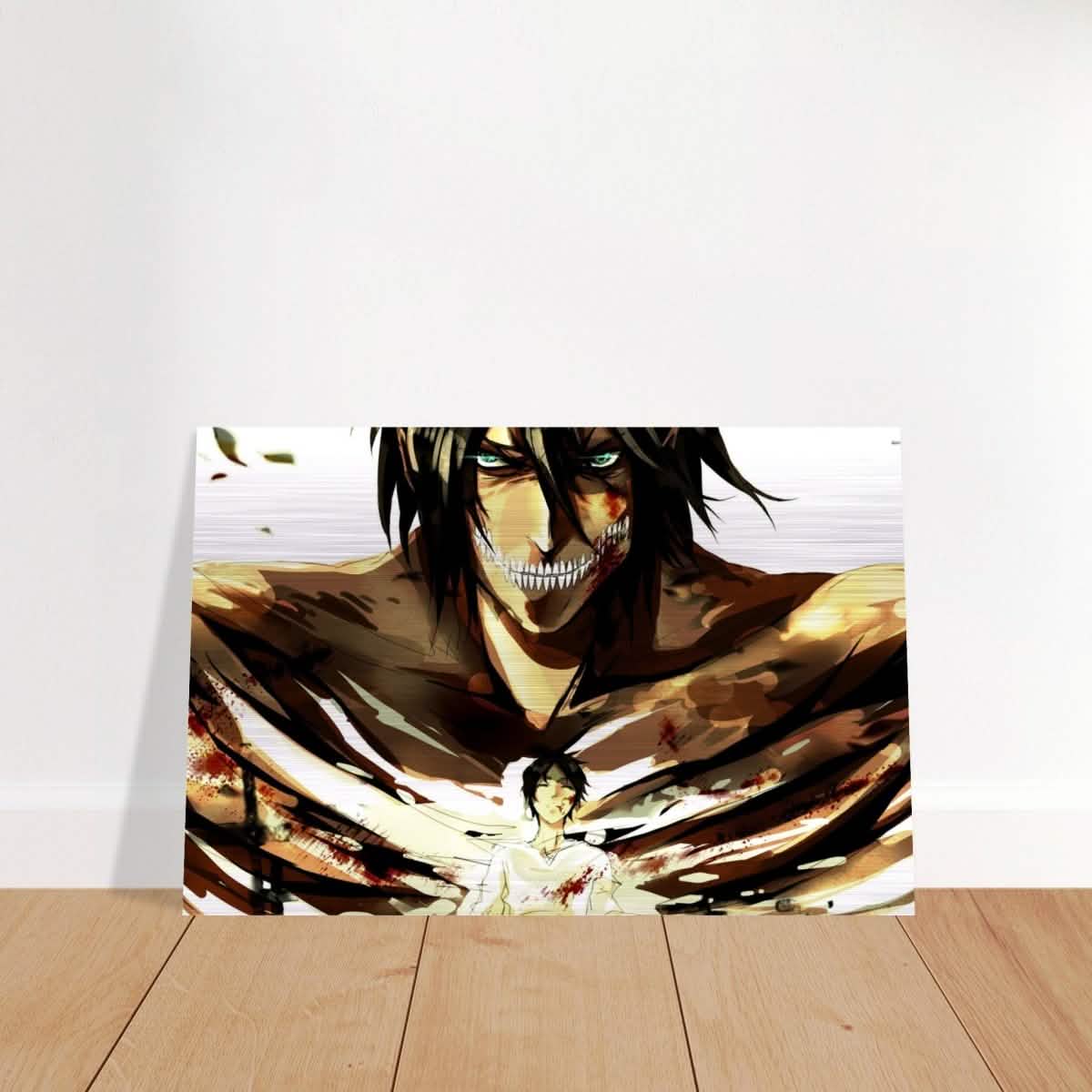 Attack on Titan: Titan’s Wrath - 40x60 cm / 16x24″ - Brushed Aluminum Print -