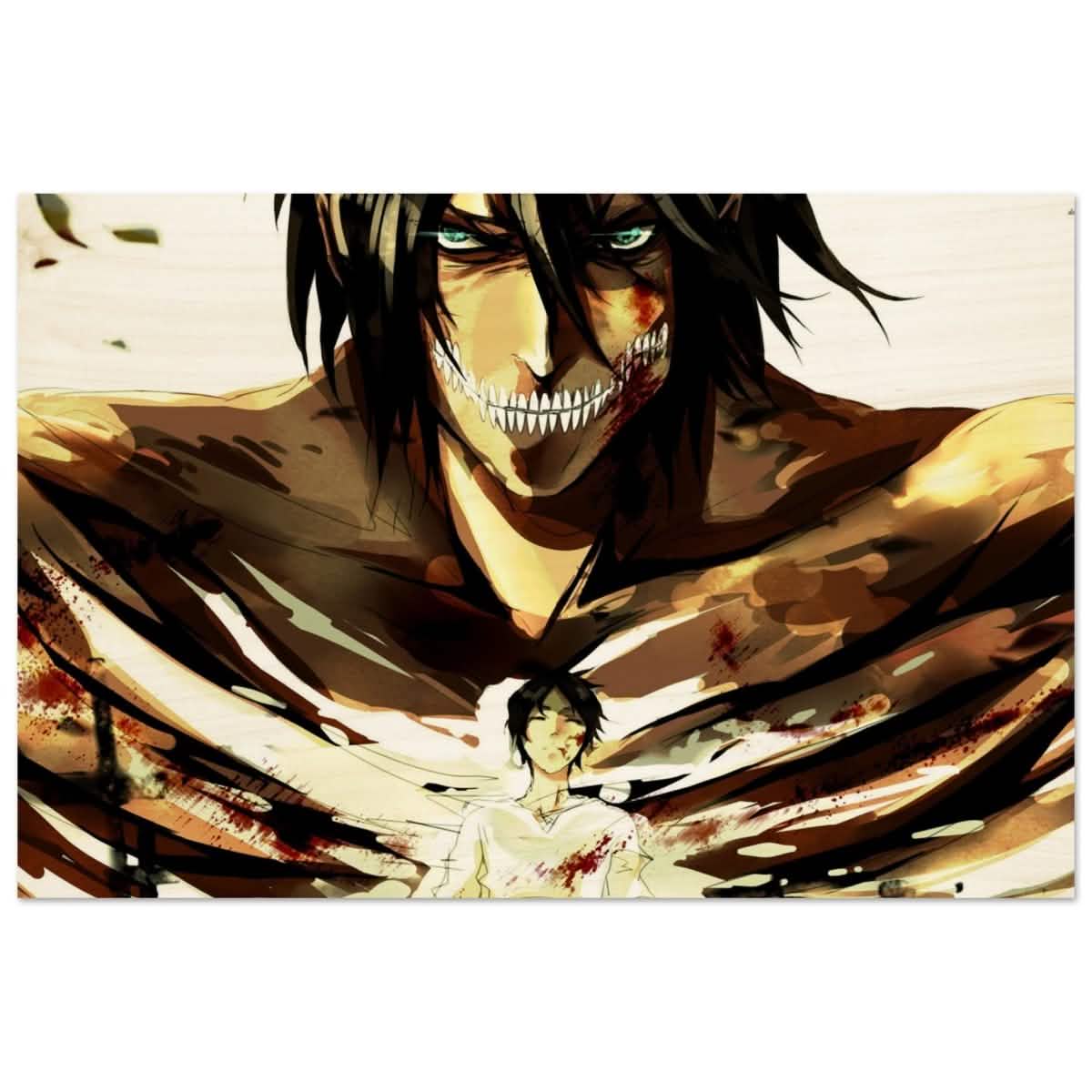Attack on Titan: Titan’s Wrath - 40x60 cm / 16x24″ - Wood Prints -