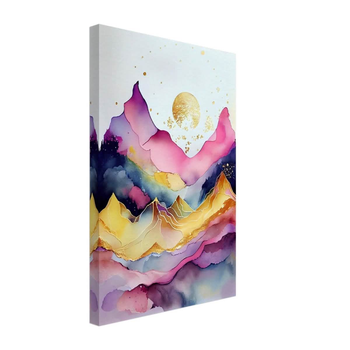 Aurora of Dreams | Contemporary Watercolor Art | Wall art Print - Canvas - 30x45 cm / 12x18″ -