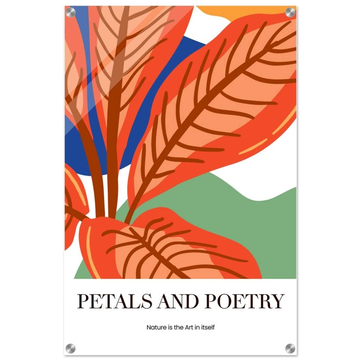 Autumn Whispers | modern abstract botanical - Acrylic Print - 50x75 cm / 20x30″ -