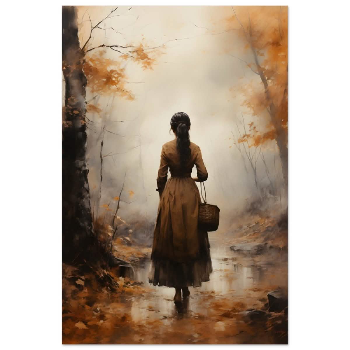 Autumn’s Serenity | Nature Portrait Art Print - Aluminum Print - 40x60 cm / 16x24″ -