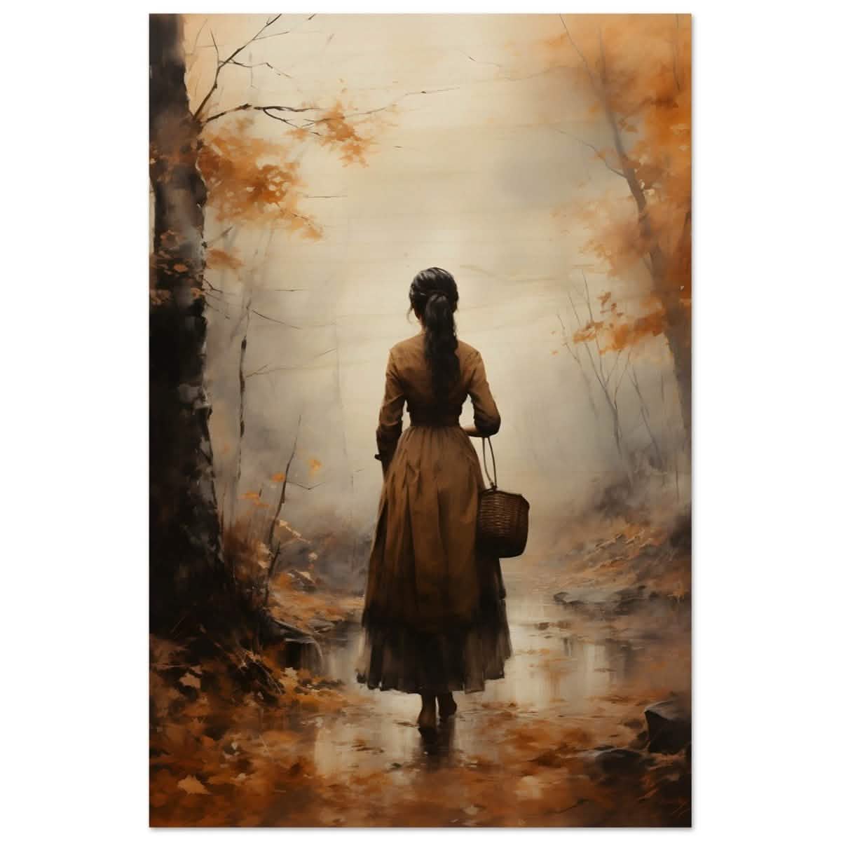 Autumn’s Serenity | Nature Portrait Art Print - Wood Prints - 40x60 cm / 16x24″ -