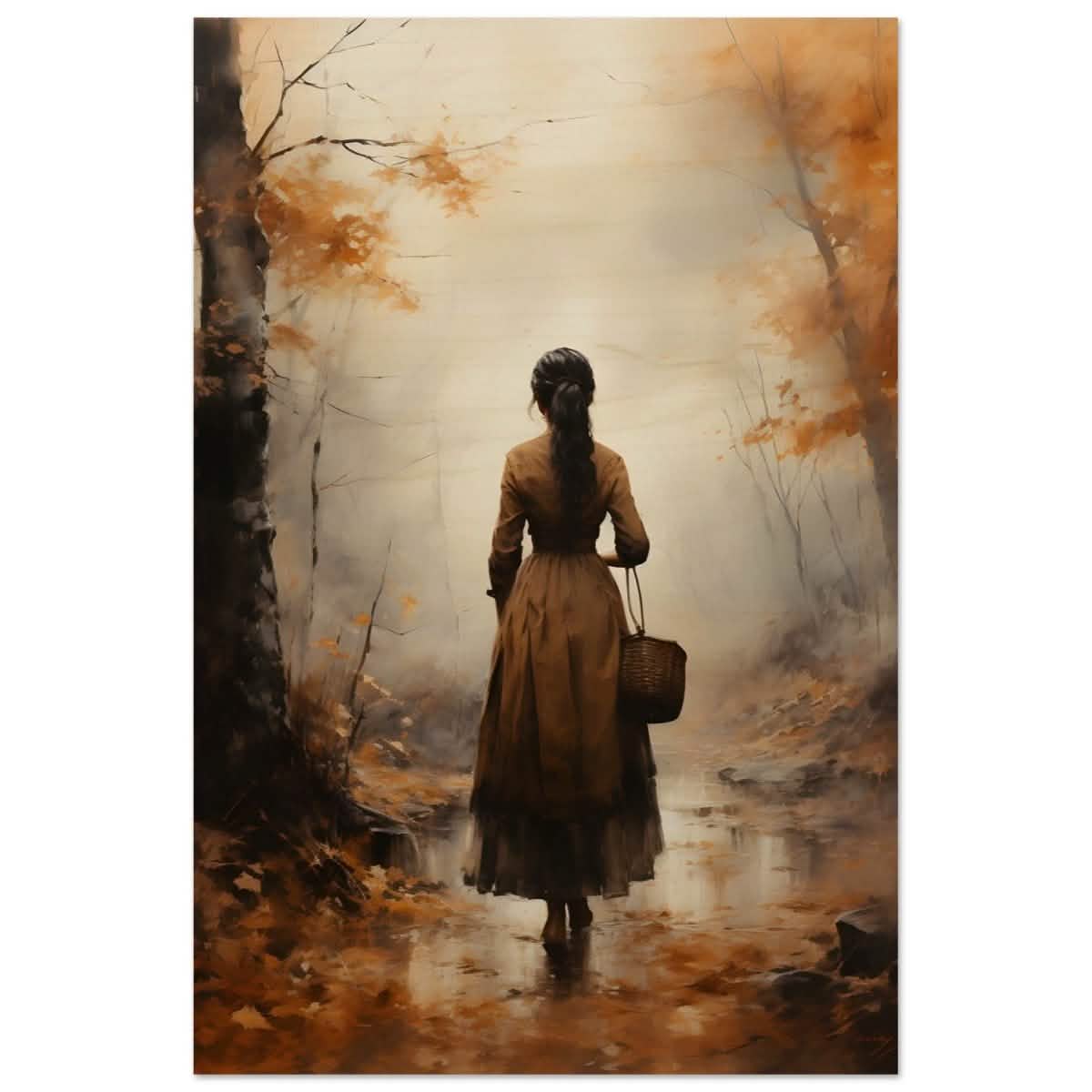 Autumn’s Serenity | Nature Portrait Art Print - Wood Prints - 60x90 cm / 24x36″ -