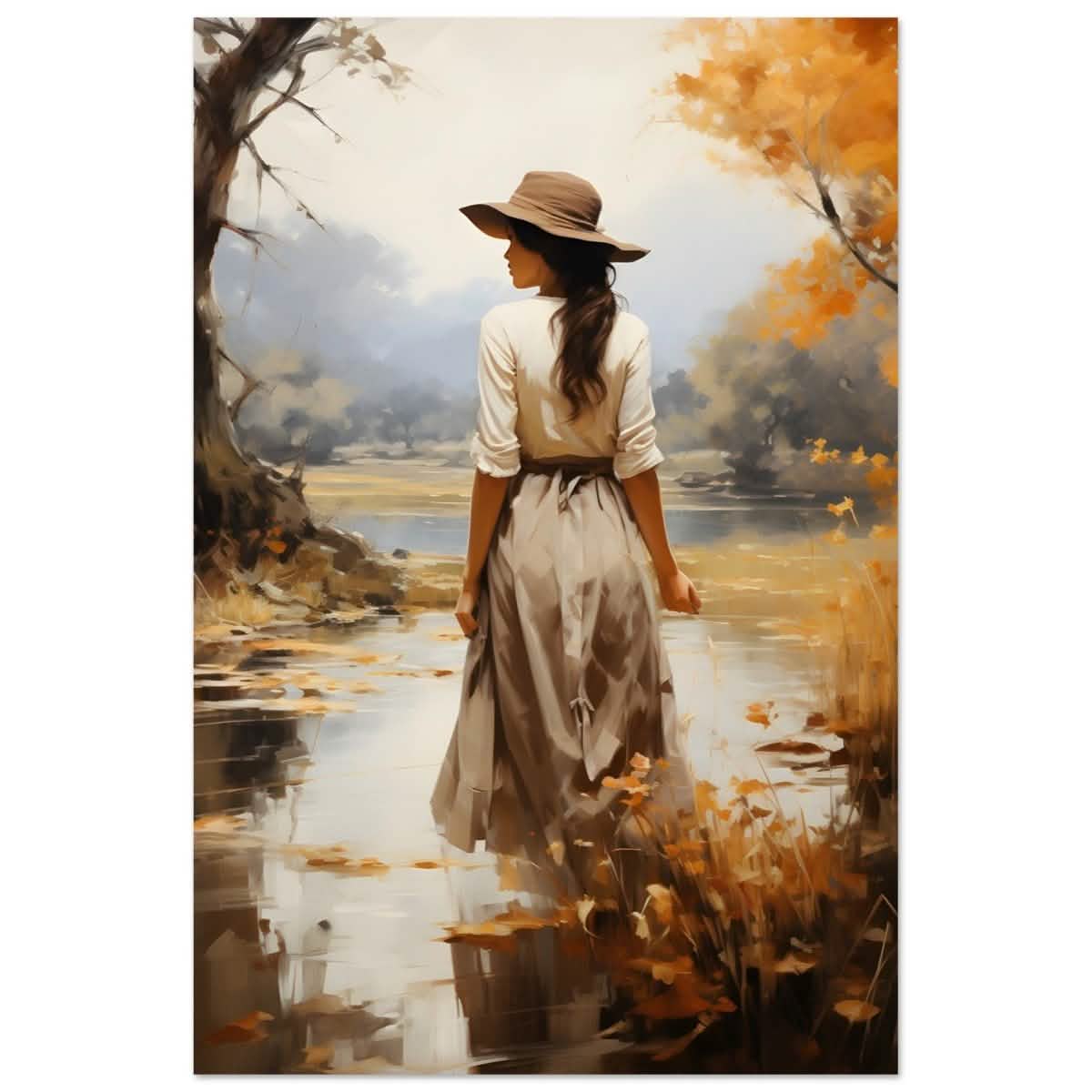 Autumn’s Serenity | Nature Portrait Art Print - Aluminum Print - 40x60 cm / 16x24″ -