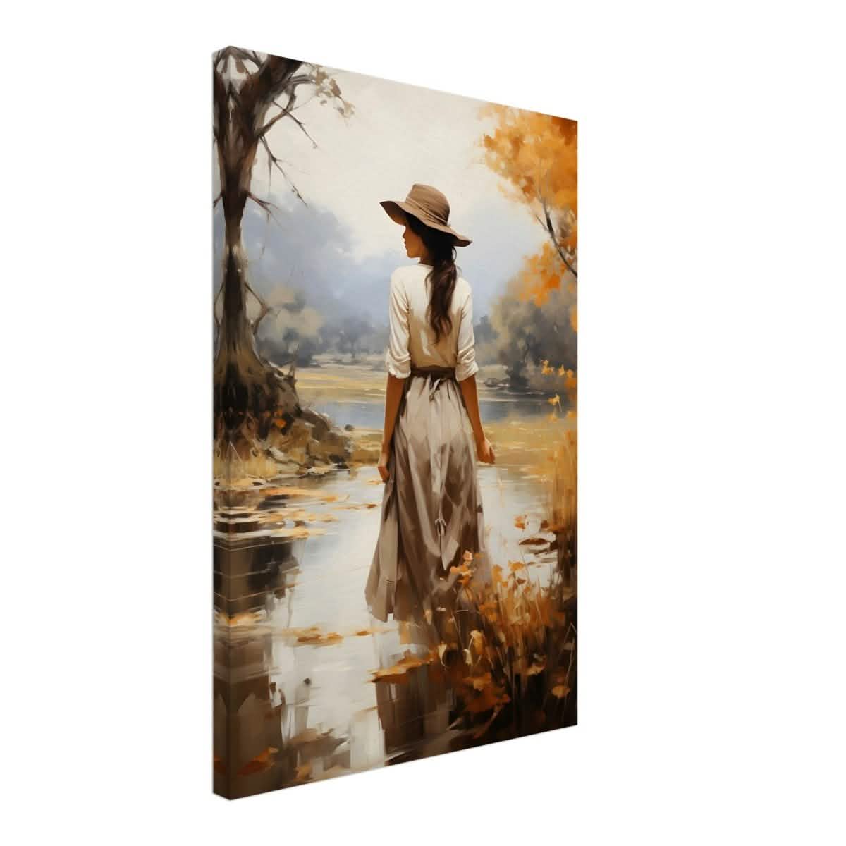 Autumn’s Serenity | Nature Portrait Art Print - Canvas - 40x60 cm / 16x24″ -