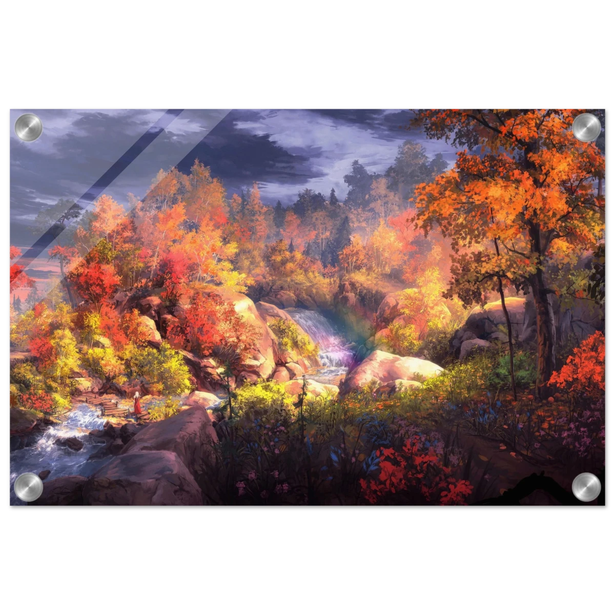 Autumn's Whisper | Tranquil Nature Escape | Nature Wall art Print - 30x45 cm / 12x18″ - Acrylic Print -