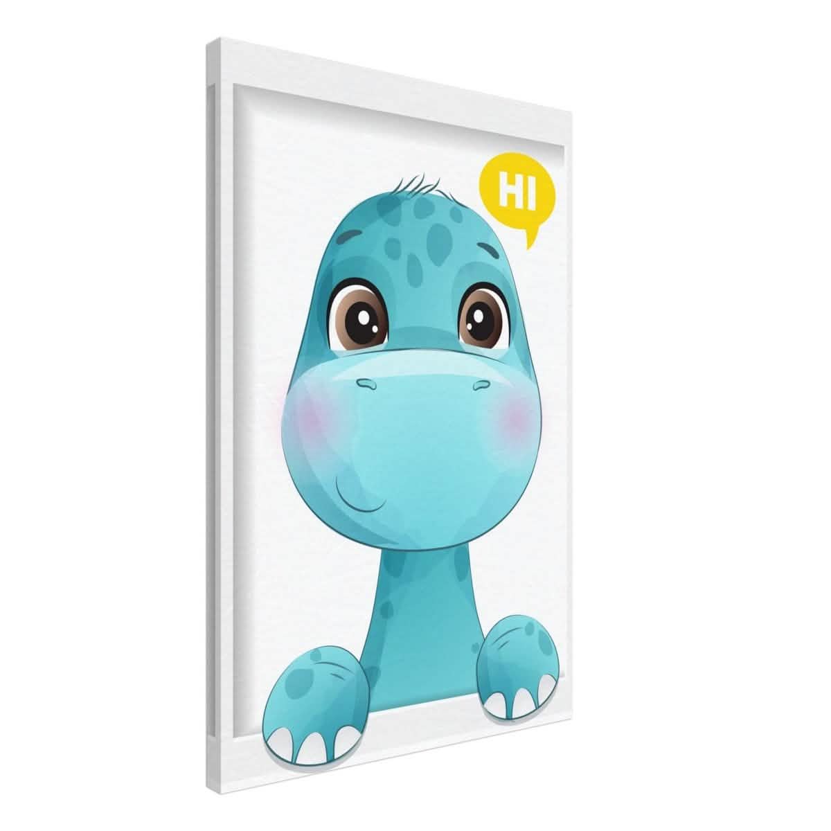 Baby Dinosaur Kids Room Canvas Wall Art – Immersive Nursery Decor with Enhanced Texture - 50x75 cm / 20x30″ - Design Option 1 -