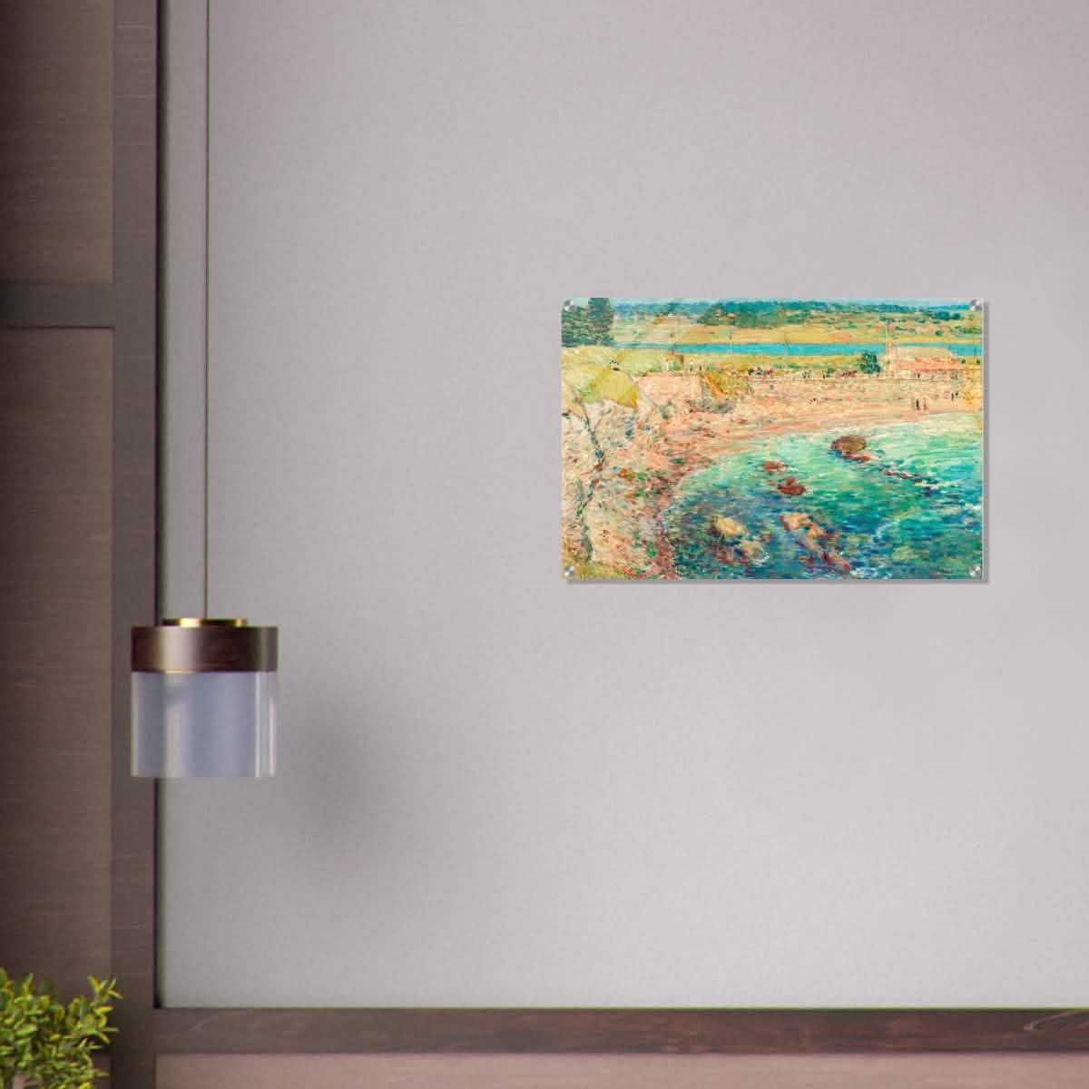 Bailey's Beach, Newport by Frederick Childe Hassam - Acrylic Print - 50x75 cm / 20x30″ -