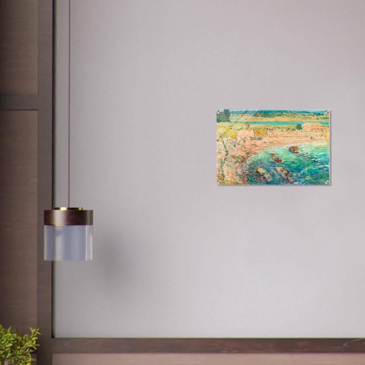 Bailey's Beach, Newport by Frederick Childe Hassam - Acrylic Print - 40x60 cm / 16x24″ -