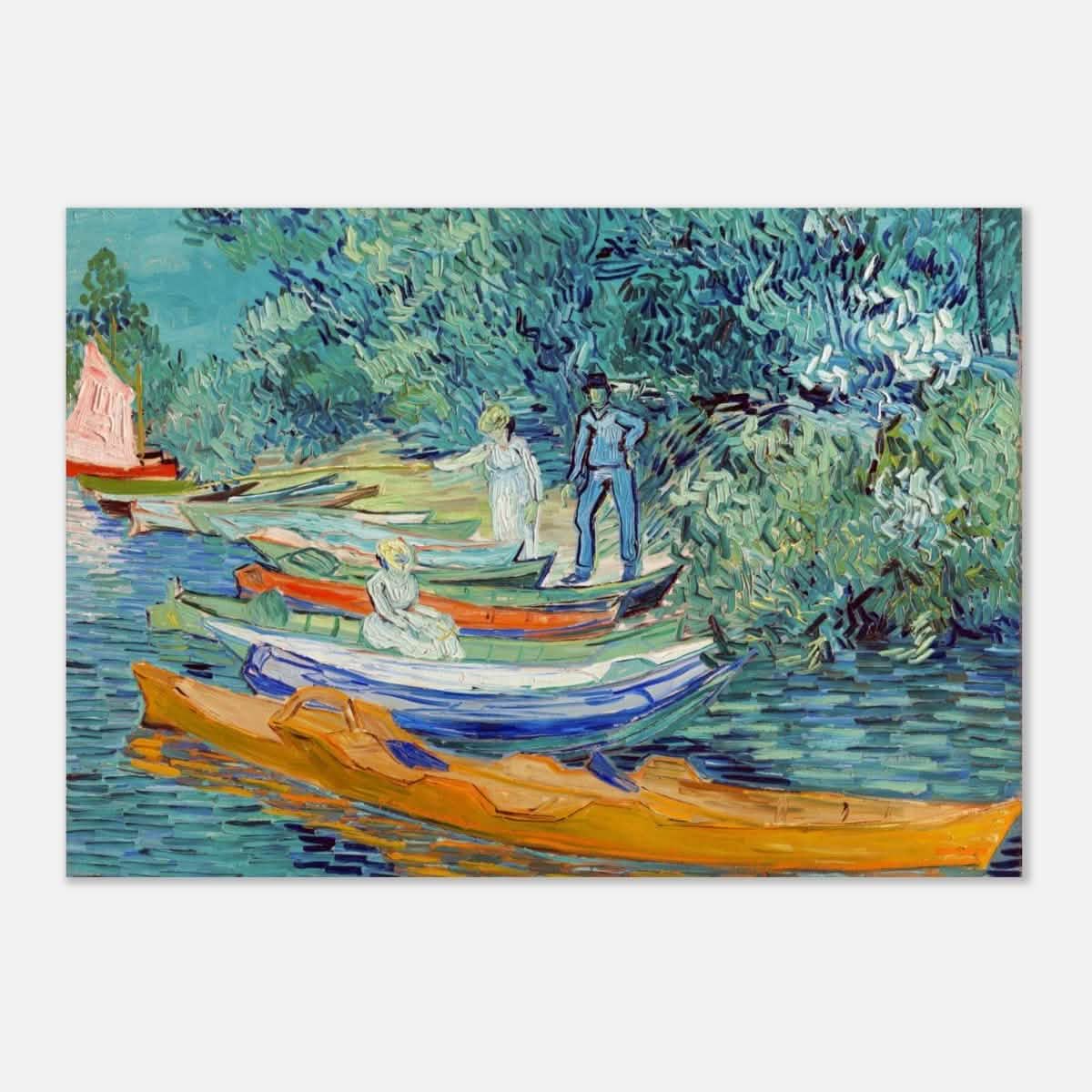 Bank of the Oise at Auvers by Vincent van Gogh 1890 - Aluminum Print - 70x100 cm / 28x40″ -