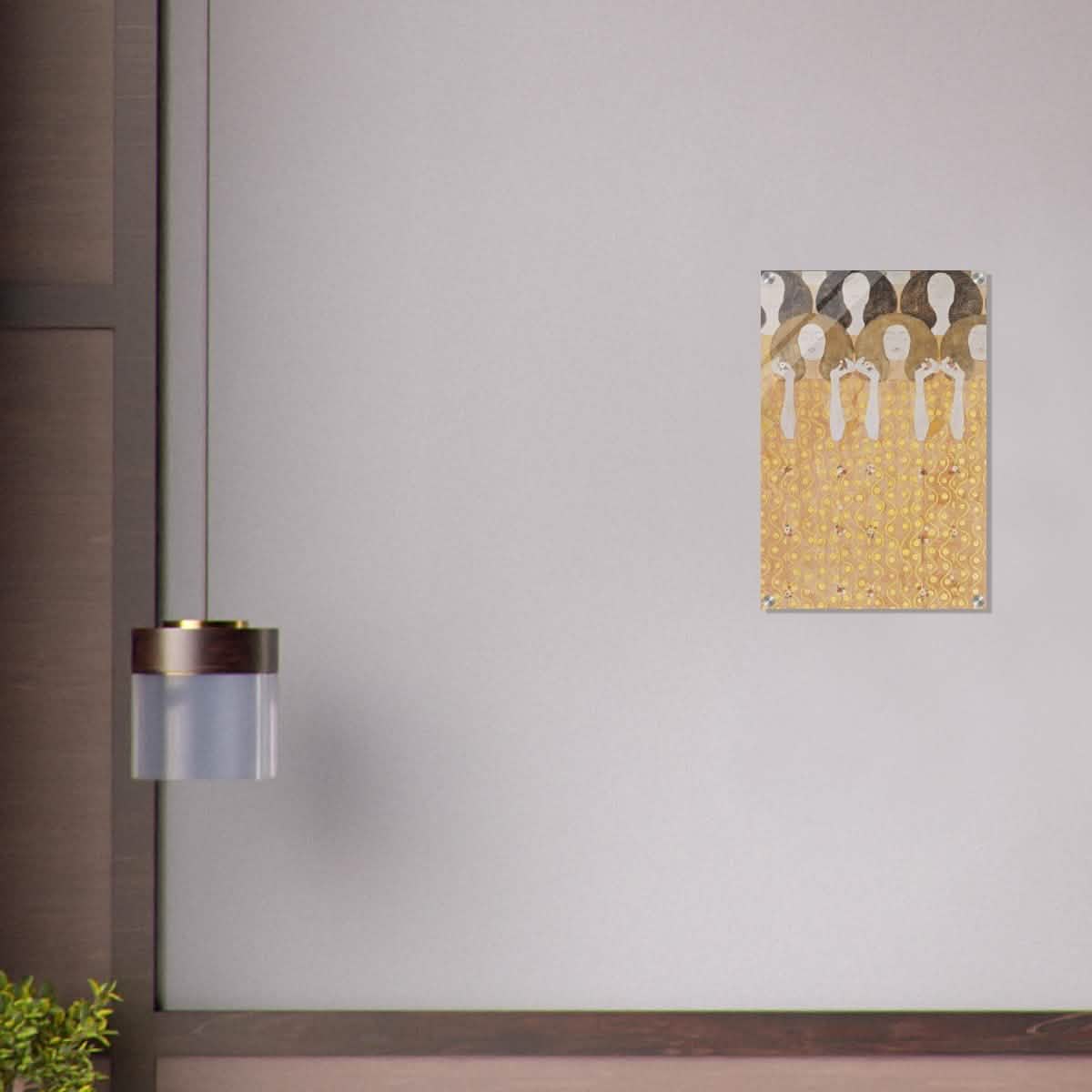 Beethoven's Frieze by Gustav Klimt - Acrylic Print - 40x60 cm / 16x24″ -