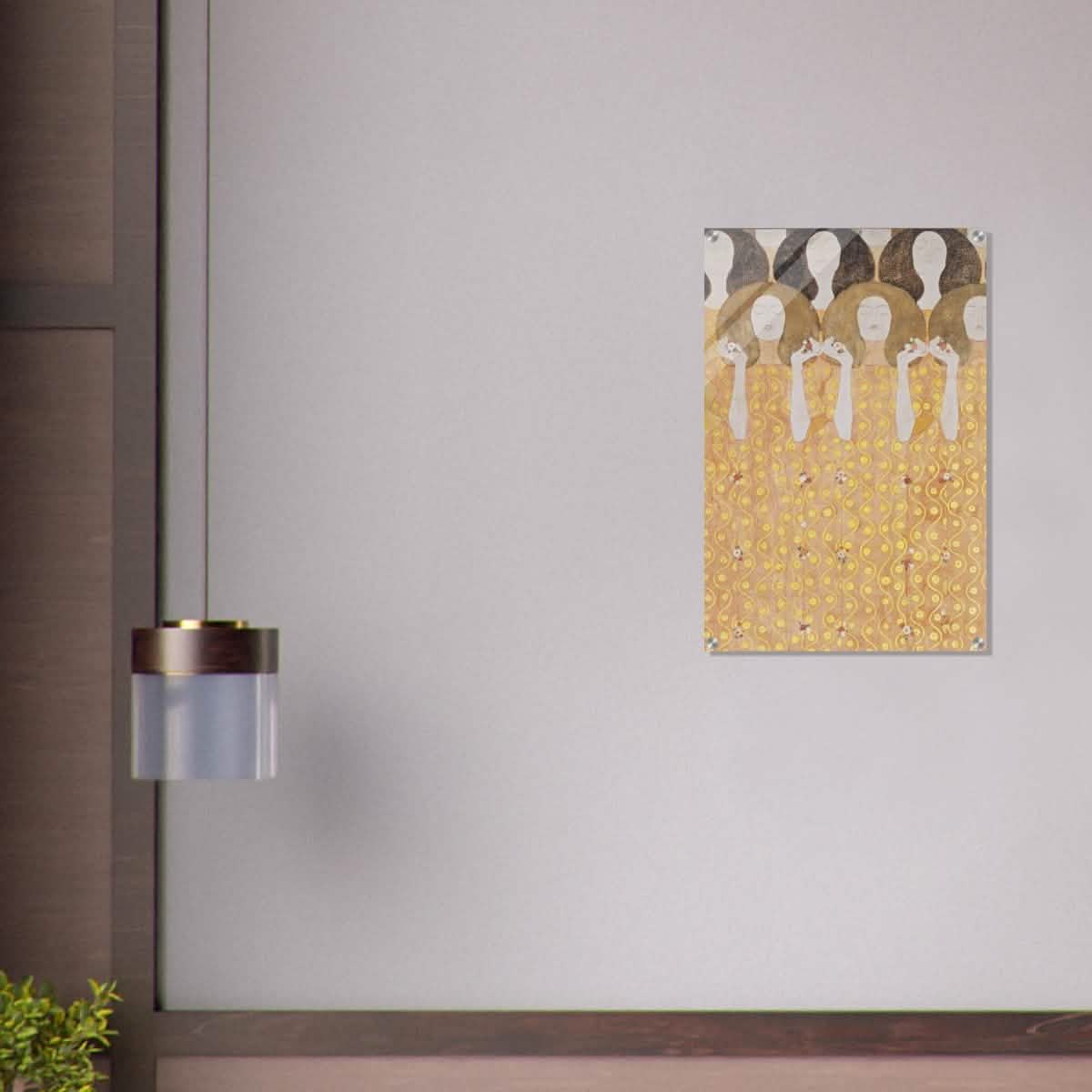 Beethoven's Frieze by Gustav Klimt - Acrylic Print - 50x75 cm / 20x30″ -