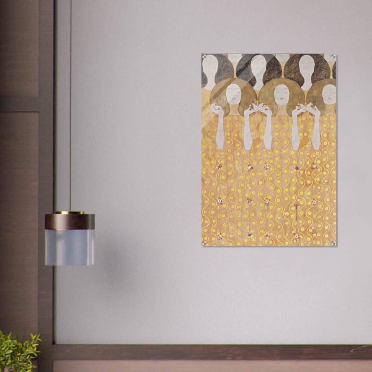 Beethoven's Frieze by Gustav Klimt - Acrylic Print - 70x100 cm / 28x40″ -