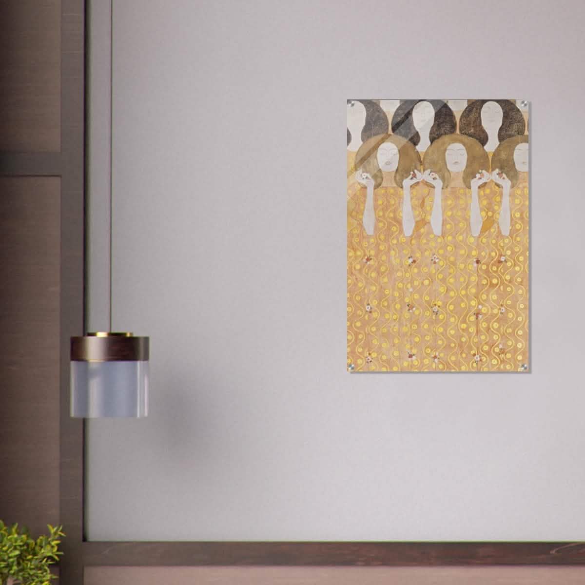 Beethoven's Frieze by Gustav Klimt - Acrylic Print - 60x90 cm / 24x36″ -