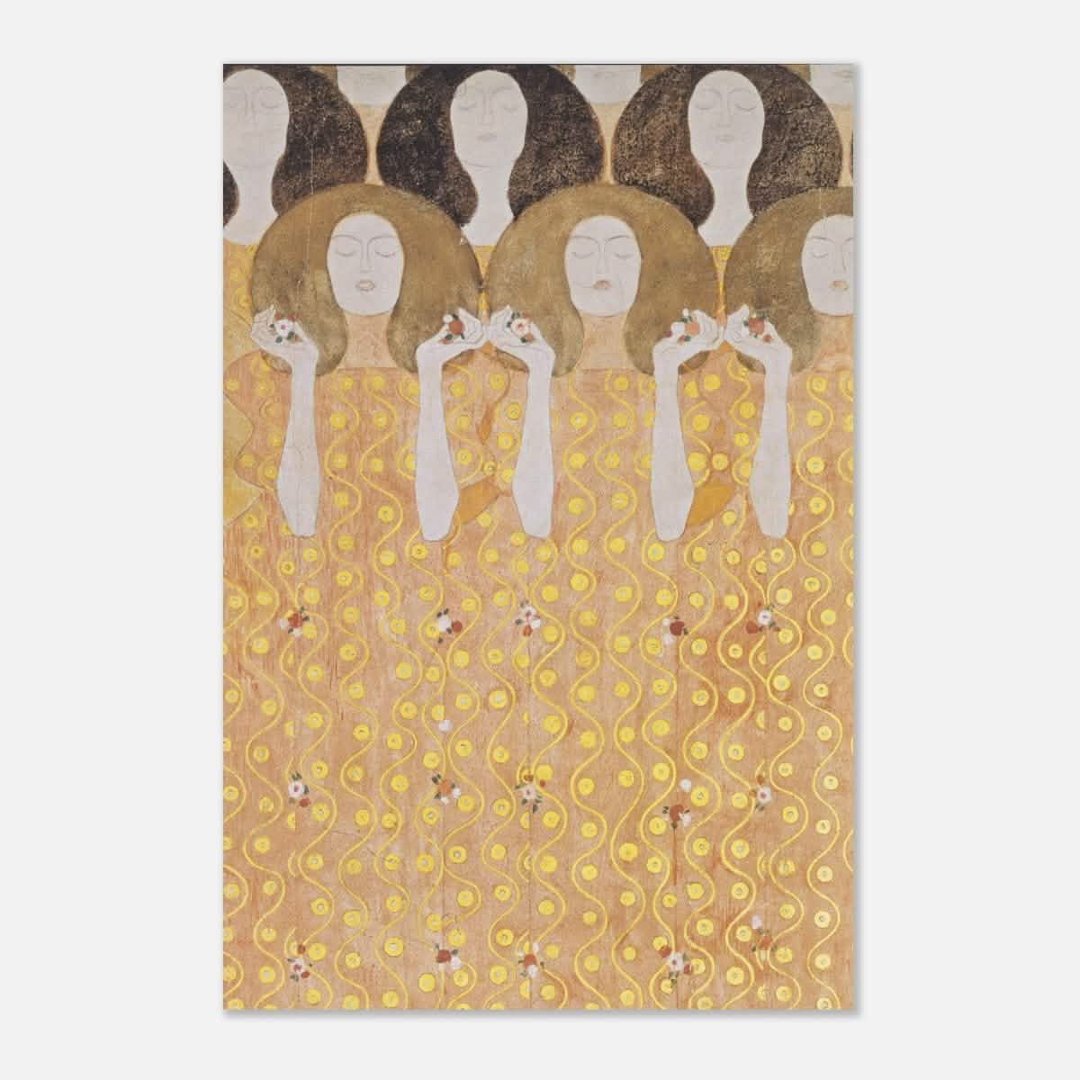 Beethoven's Frieze by Gustav Klimt - Aluminum Print - 40x60 cm / 16x24″ -