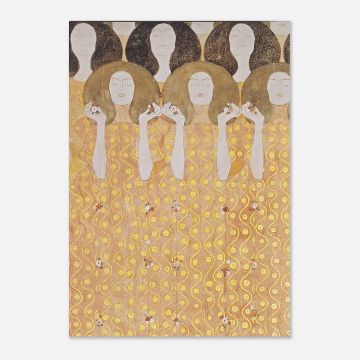Beethoven's Frieze by Gustav Klimt - Aluminum Print - 70x100 cm / 28x40″ -