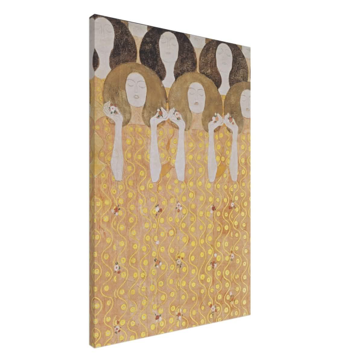 Beethoven's Frieze by Gustav Klimt - Canvas - 60x90 cm / 24x36″ - Slim