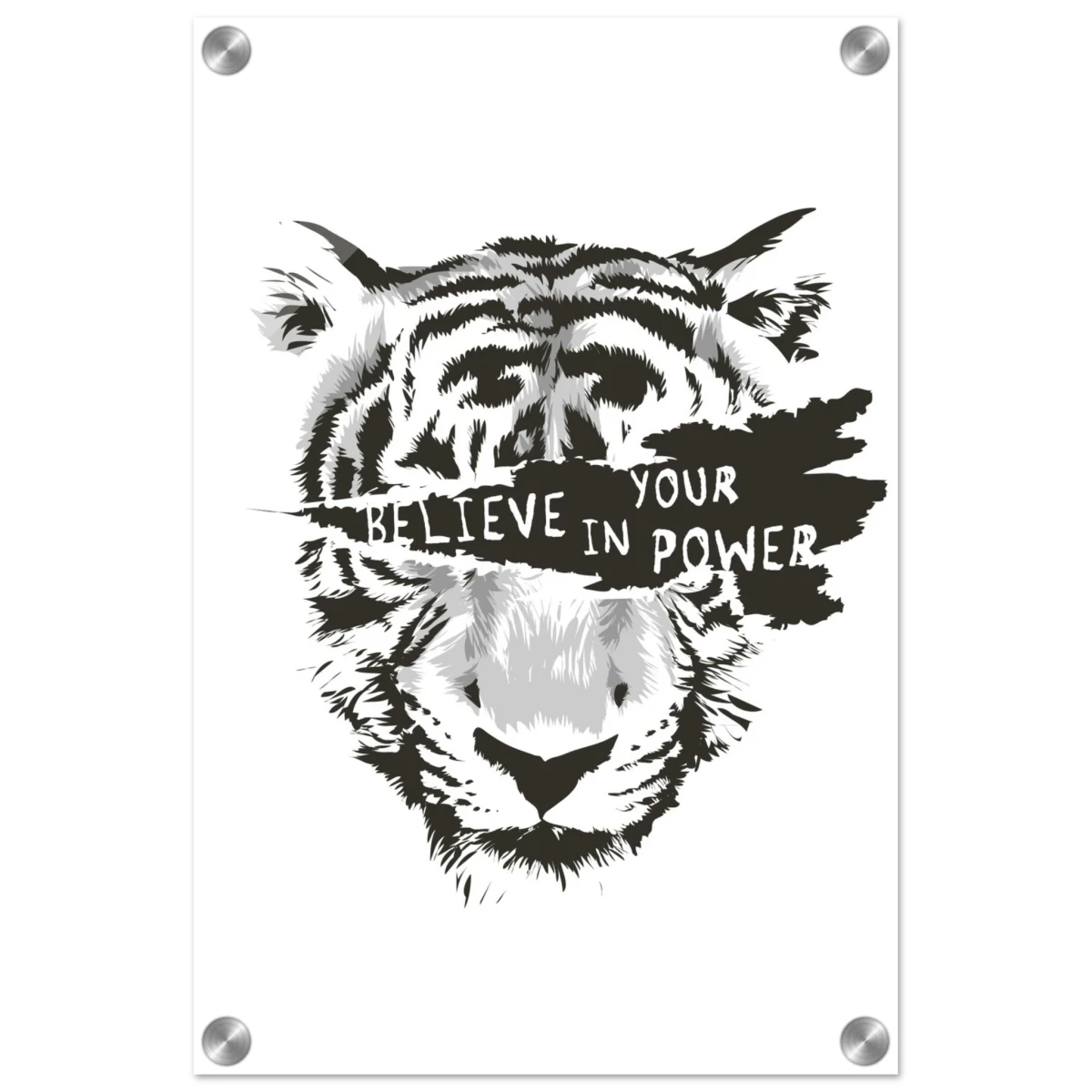 Believe in Your Power | Motivational Wall Art Print - 30x45 cm / 12x18″ - Acrylic Print -