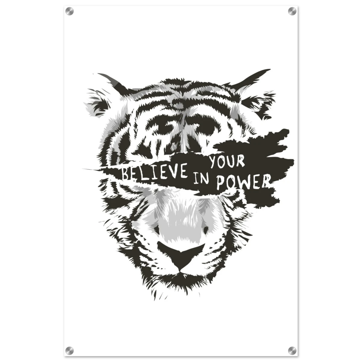 Believe in Your Power | Motivational Wall Art Print - 60x90 cm / 24x36″ - Acrylic Print -