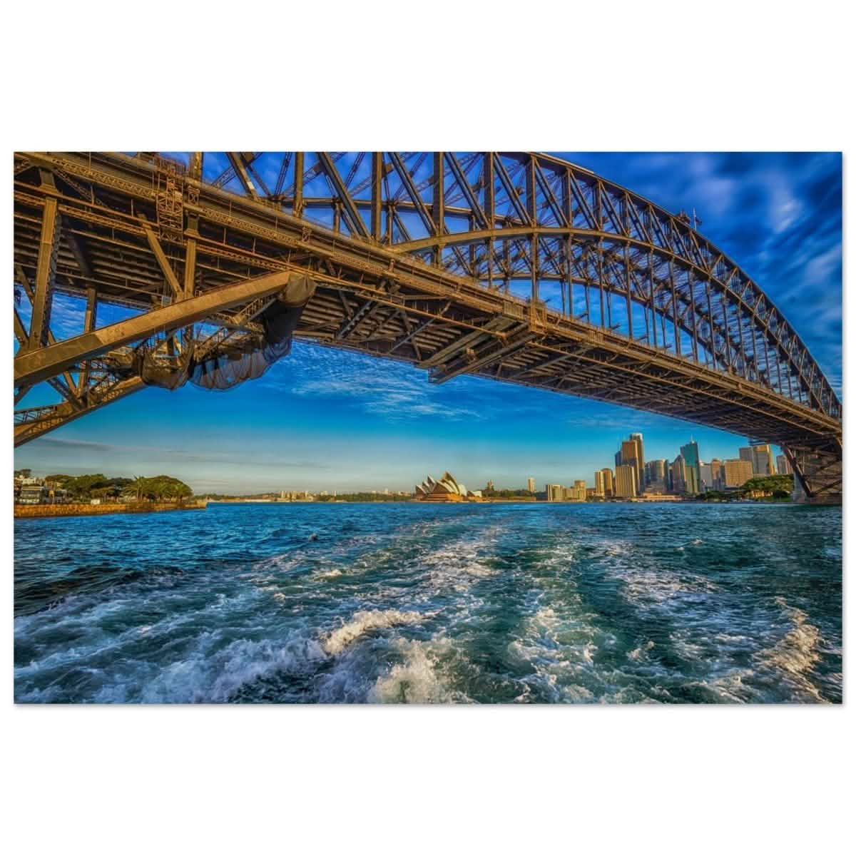 Beneath the Sydney Arch | The Harbour Bridge - Wood Prints - 40x60 cm / 16x24″ -