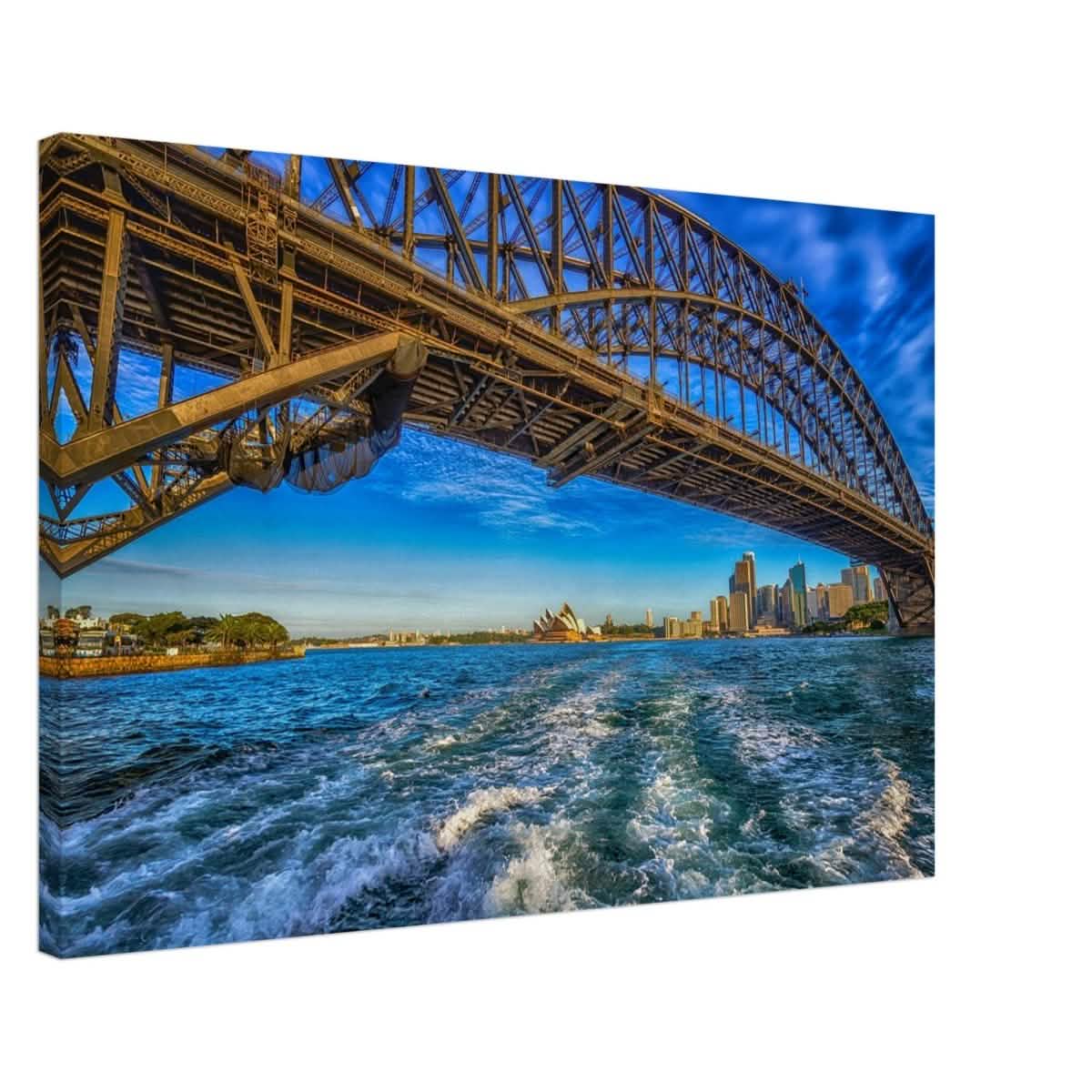 Beneath the Sydney Arch | The Harbour Bridge - Canvas - 50x75 cm / 20x30″ -