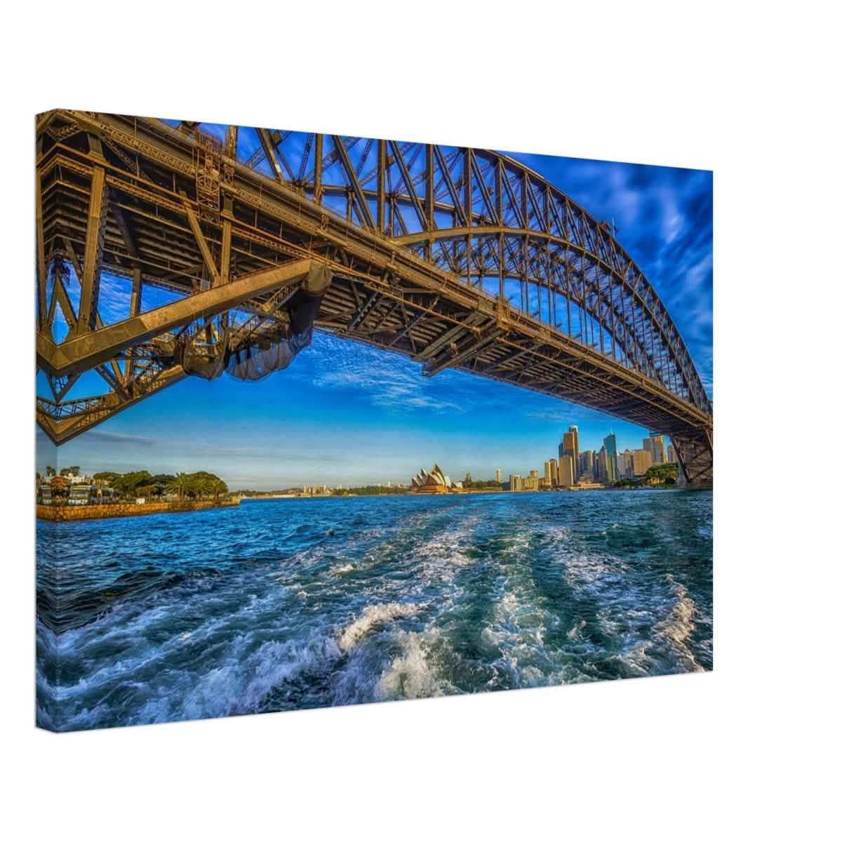 Beneath the Sydney Arch | The Harbour Bridge - Canvas - 40x60 cm / 16x24″ -