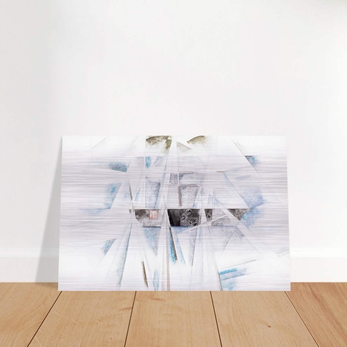 Bermuda No. 2, The Schooner (1917) by Charles Demuth | Vintage Cubism wall art print - Brushed Aluminum Print - 30x45 cm / 12x18″ -