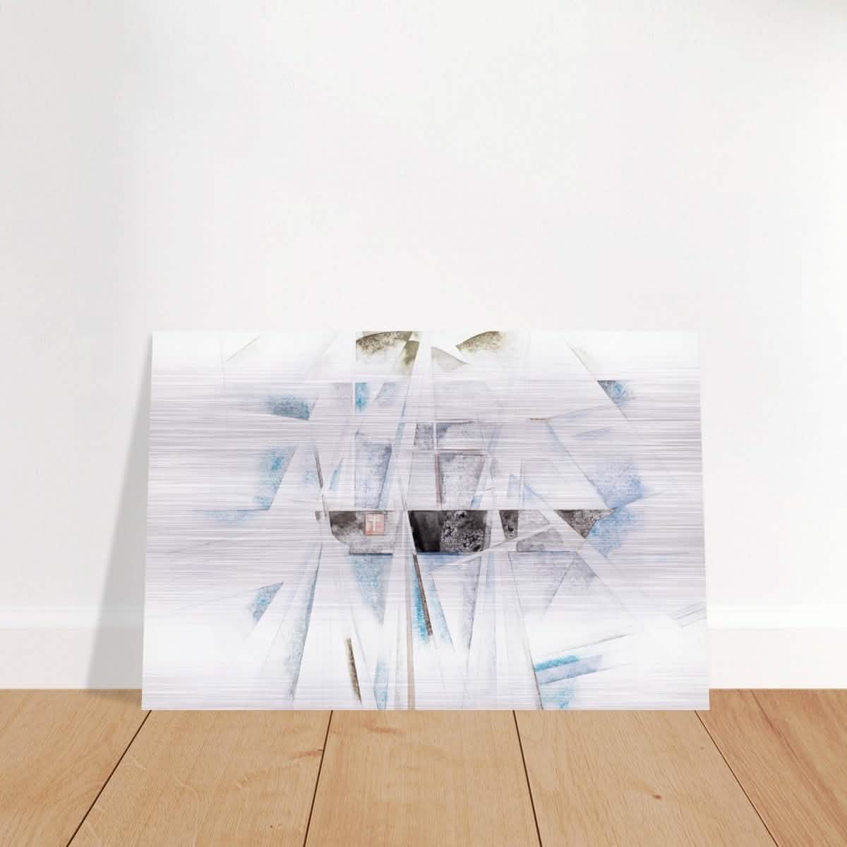 Bermuda No. 2, The Schooner (1917) by Charles Demuth | Vintage Cubism wall art print - Brushed Aluminum Print - 40x60 cm / 16x24″ -