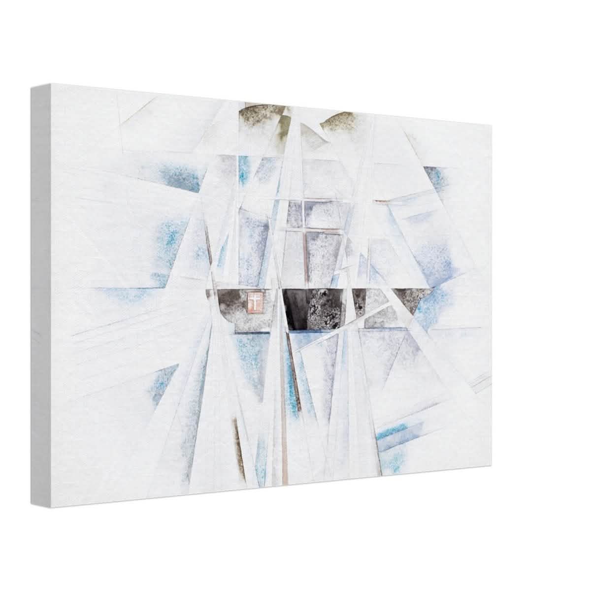 Bermuda No. 2, The Schooner (1917) by Charles Demuth | Vintage Cubism wall art print - Canvas - 30x45 cm / 12x18″ -