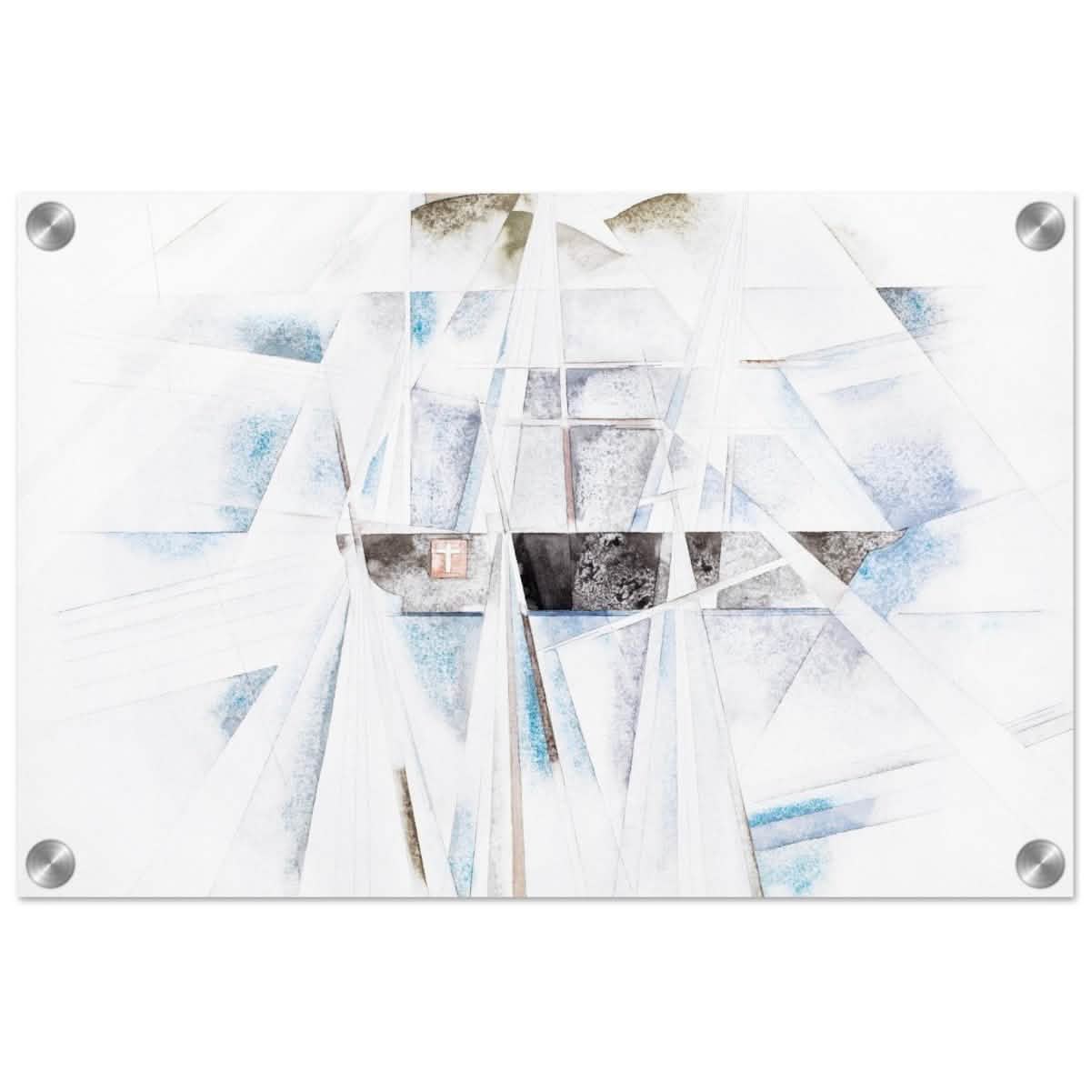 Bermuda No. 2, The Schooner (1917) by Charles Demuth | Vintage Cubism wall art print - Acrylic Print - 30x45 cm / 12x18″ -