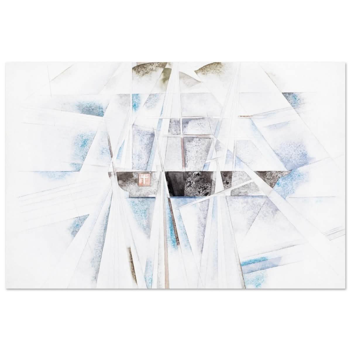 Bermuda No. 2, The Schooner (1917) by Charles Demuth | Vintage Cubism wall art print - Aluminum Print - 60x90 cm / 24x36″ -