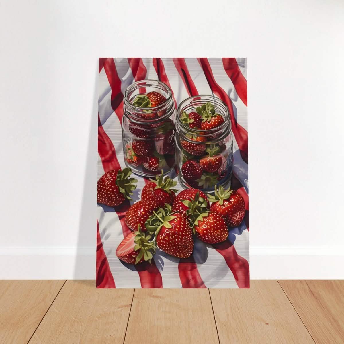Berry Bliss | Contemporary Realism | wall art print - Brushed Aluminum Print - 50x75 cm / 20x30″ -