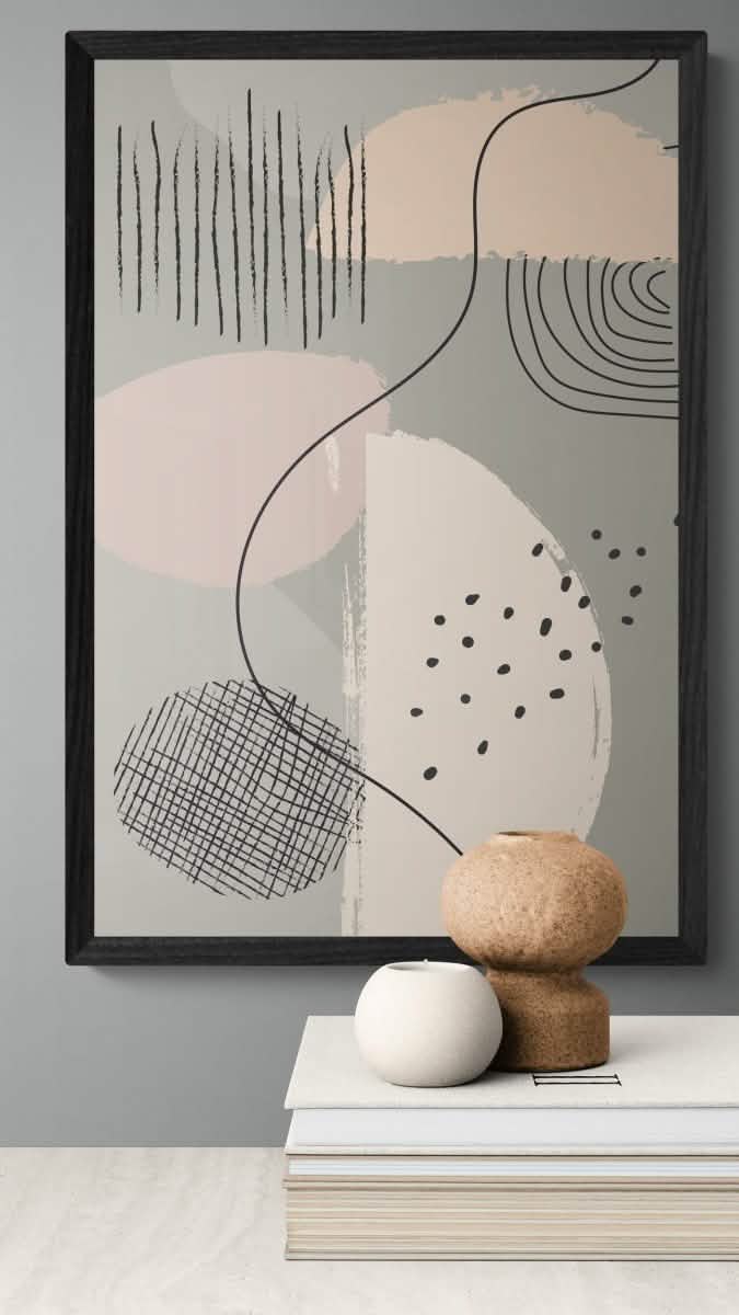 Blush & Bloom Trio - Canvas - 30X45 CM / 12X18″ -