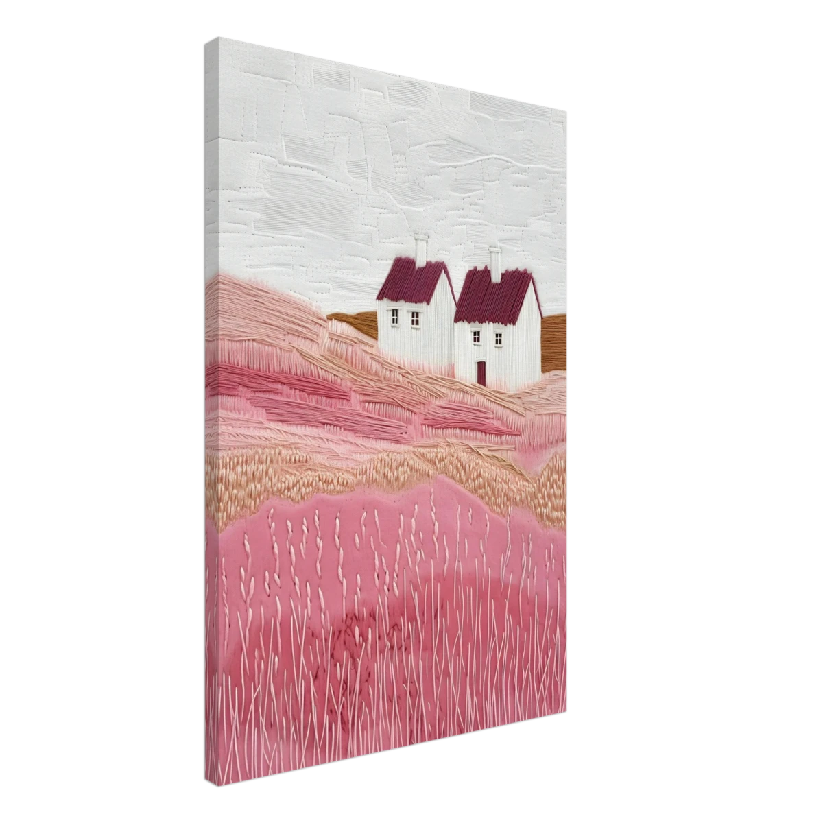 Blush Fields – Whimsical Countryside Charm - Canvas - 50x75 cm / 20x30″ -