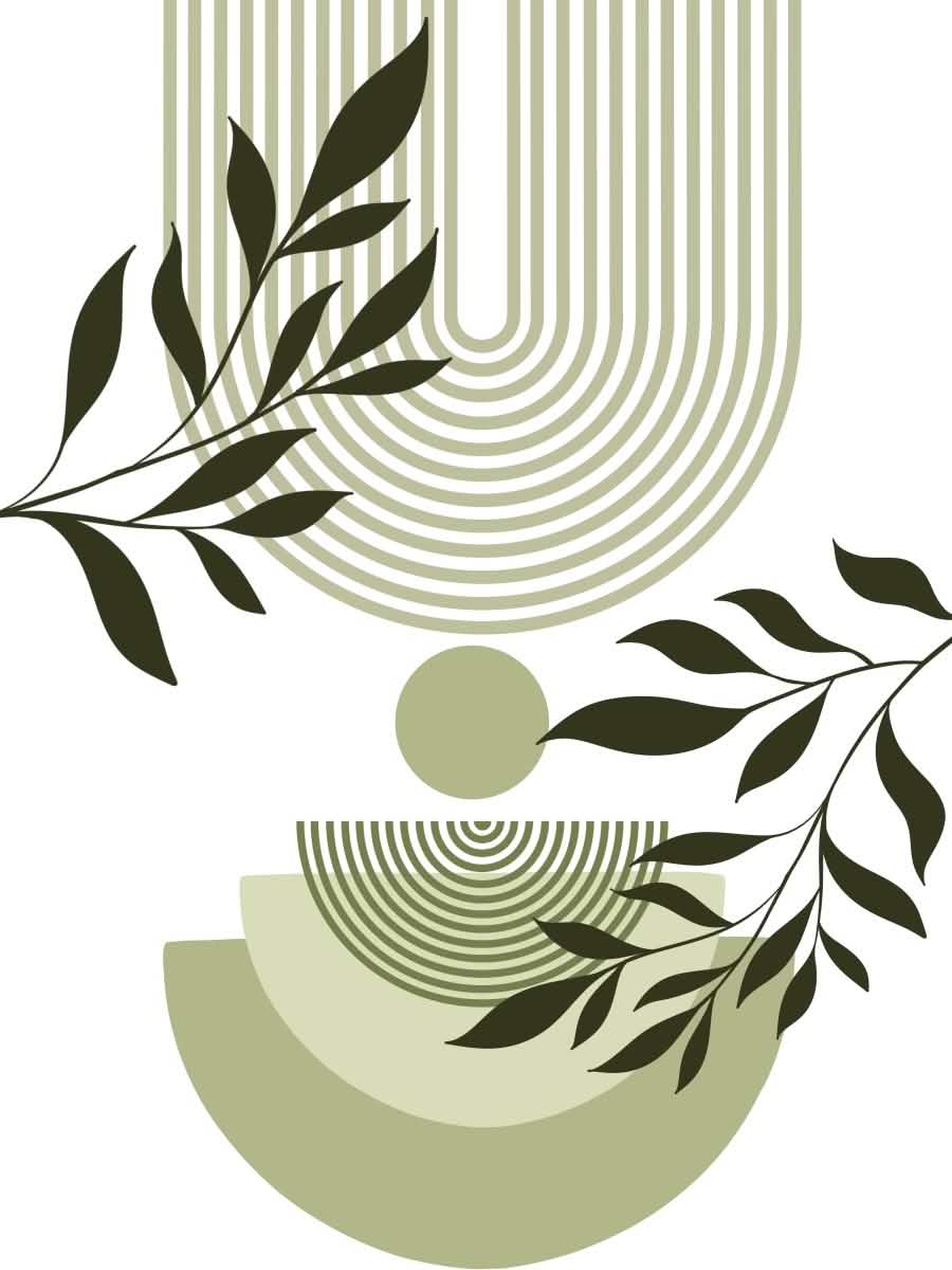 Boho Greens Trio: Canvas Collection - 30X45 CM / 12X18″ -