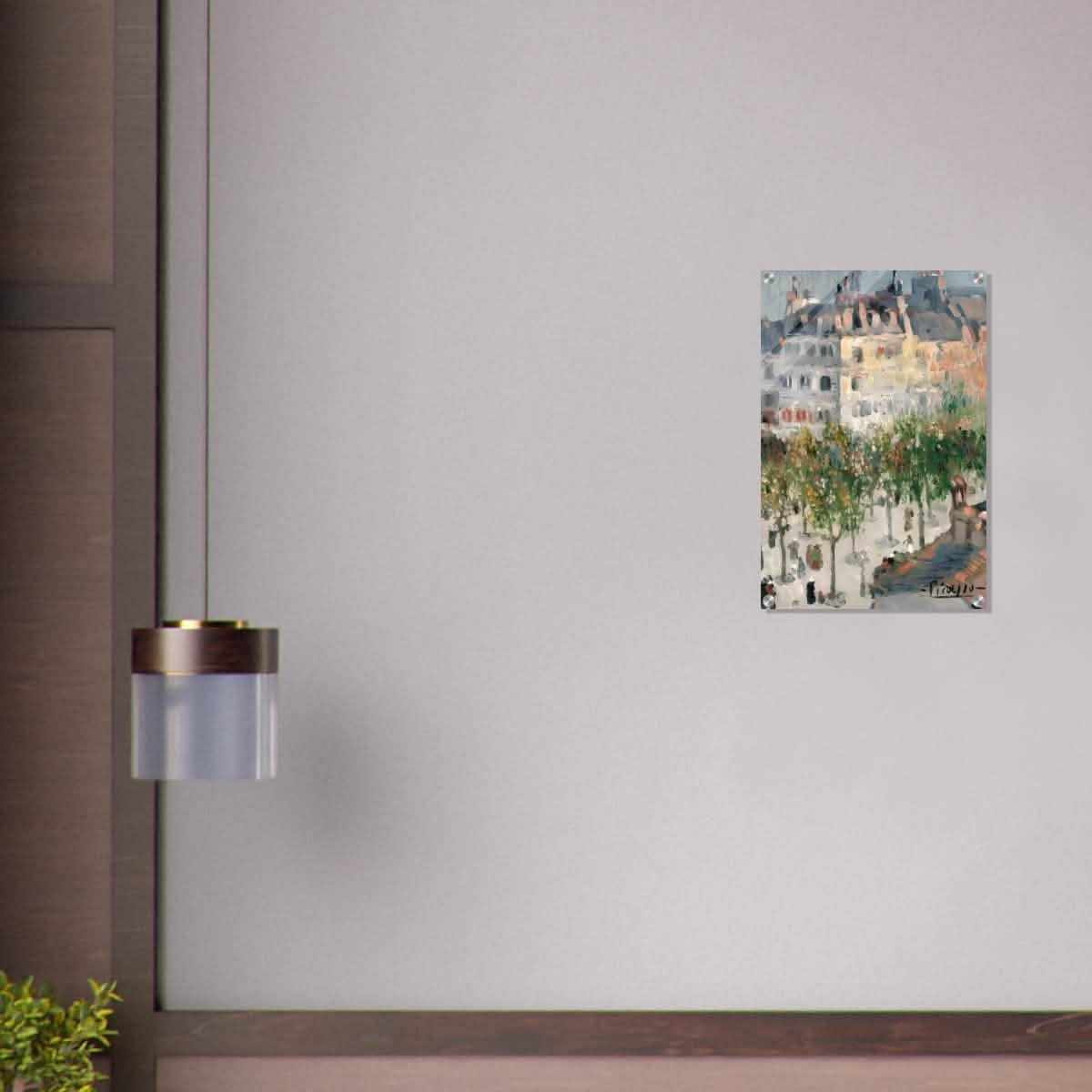 Boulevard de Clichy by Pablo Picasso 1901 - Aluminum Print - 30x45 cm / 12x18″ -