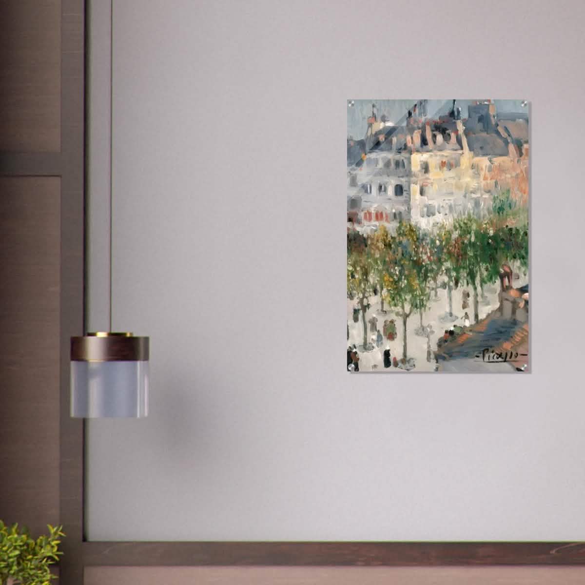 Boulevard de Clichy by Pablo Picasso 1901 - Acrylic Print - 60x90 cm / 24x36″ -